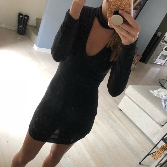 MIDNIGHT GRAY DRESS - Picture 3 of 4